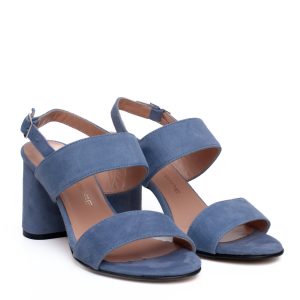 Sandalo azzurro alto