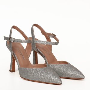 Chanel in glitter argento