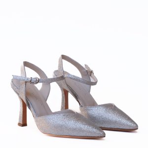 Chanel glitter argento