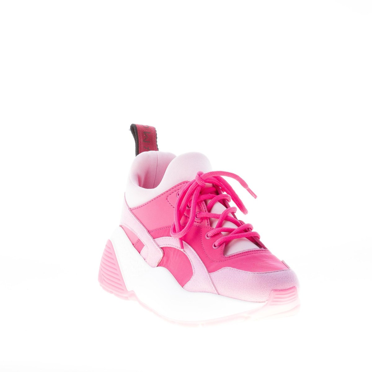 STELLA McCARTNEY donna sneaker Eclypse in alter nappa e neoprene FUXIA, ROSA e LILLA - immagine 3
