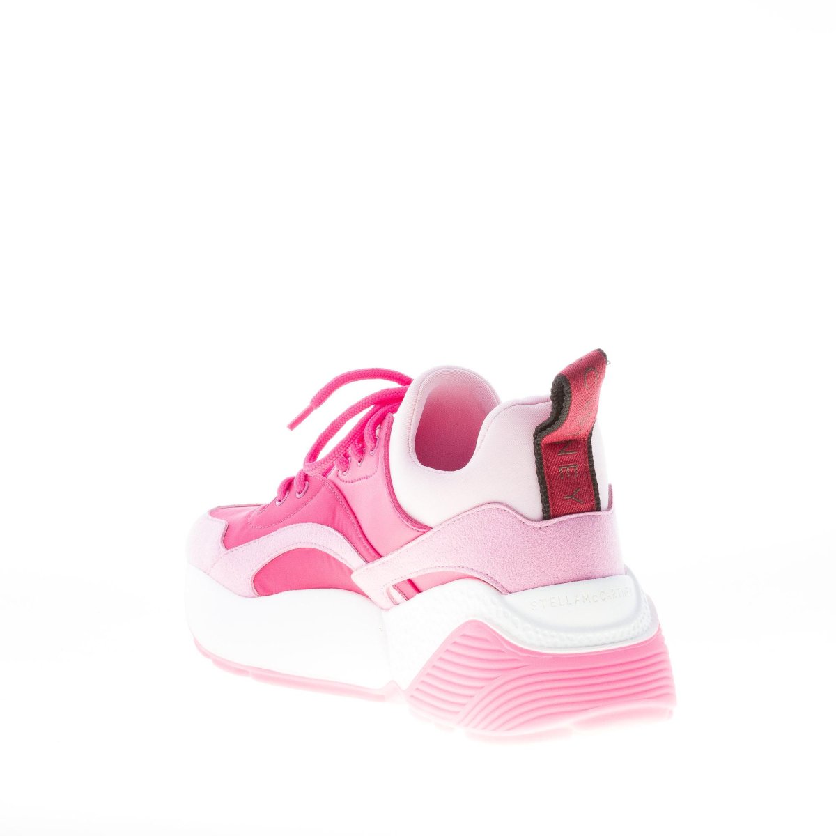 STELLA McCARTNEY donna sneaker Eclypse in alter nappa e neoprene FUXIA, ROSA e LILLA - immagine 5