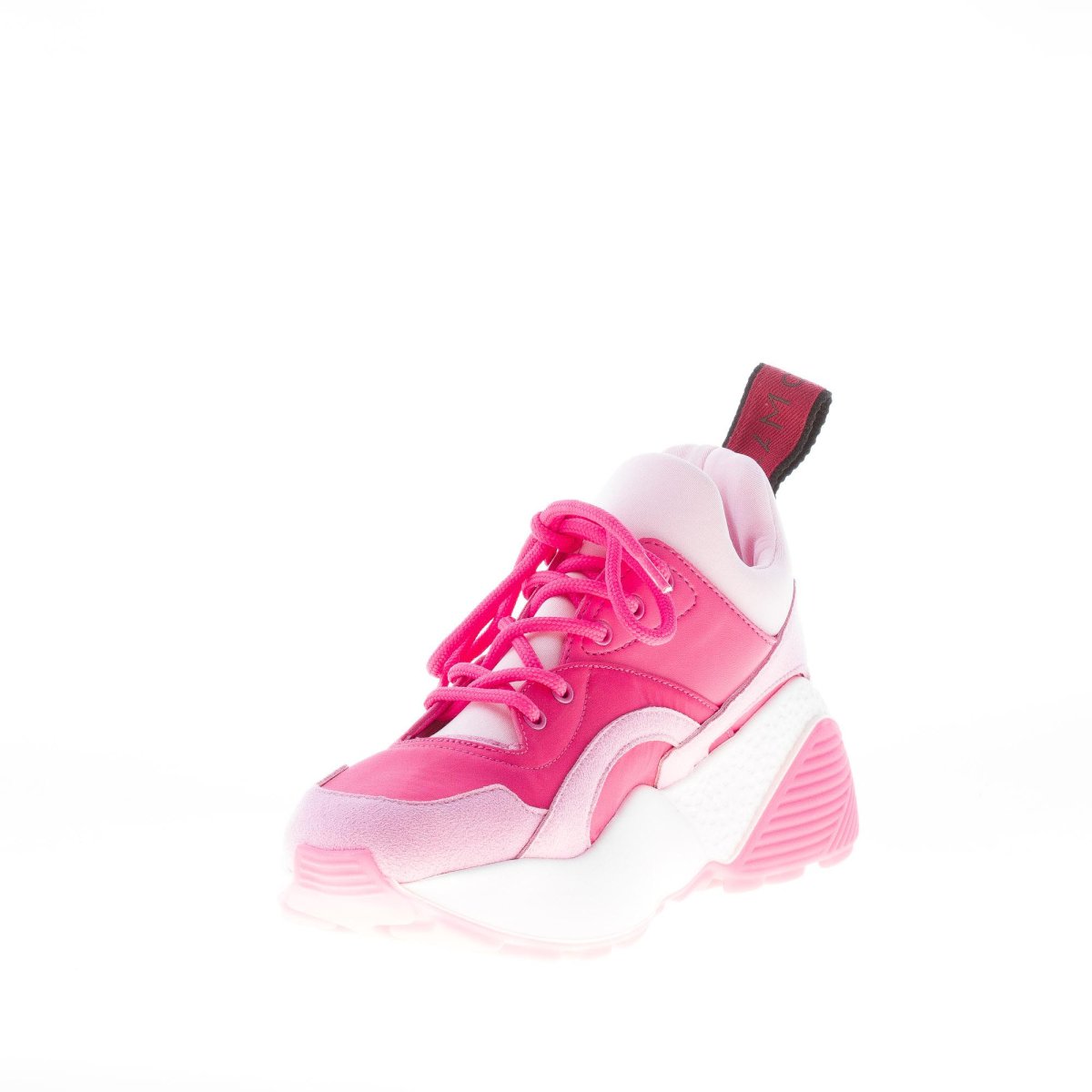 STELLA McCARTNEY donna sneaker Eclypse in alter nappa e neoprene FUXIA, ROSA e LILLA - immagine 7