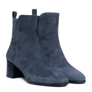 Stivaletto Donna Elegante Suede Grigio