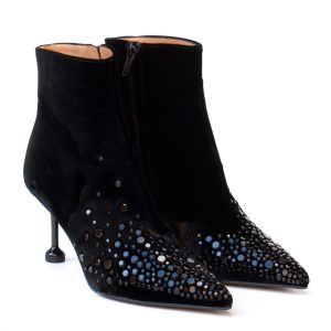 Stivaletto Elegante Nero Tacco Alto