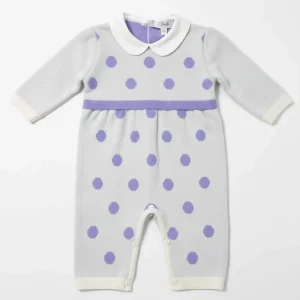 Tutina Intera Neonata Panna e Lilla