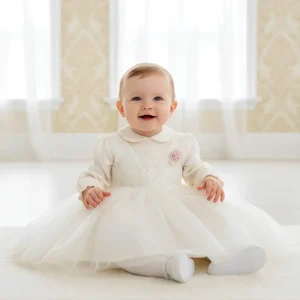 Vestito battesimo bimba invernale