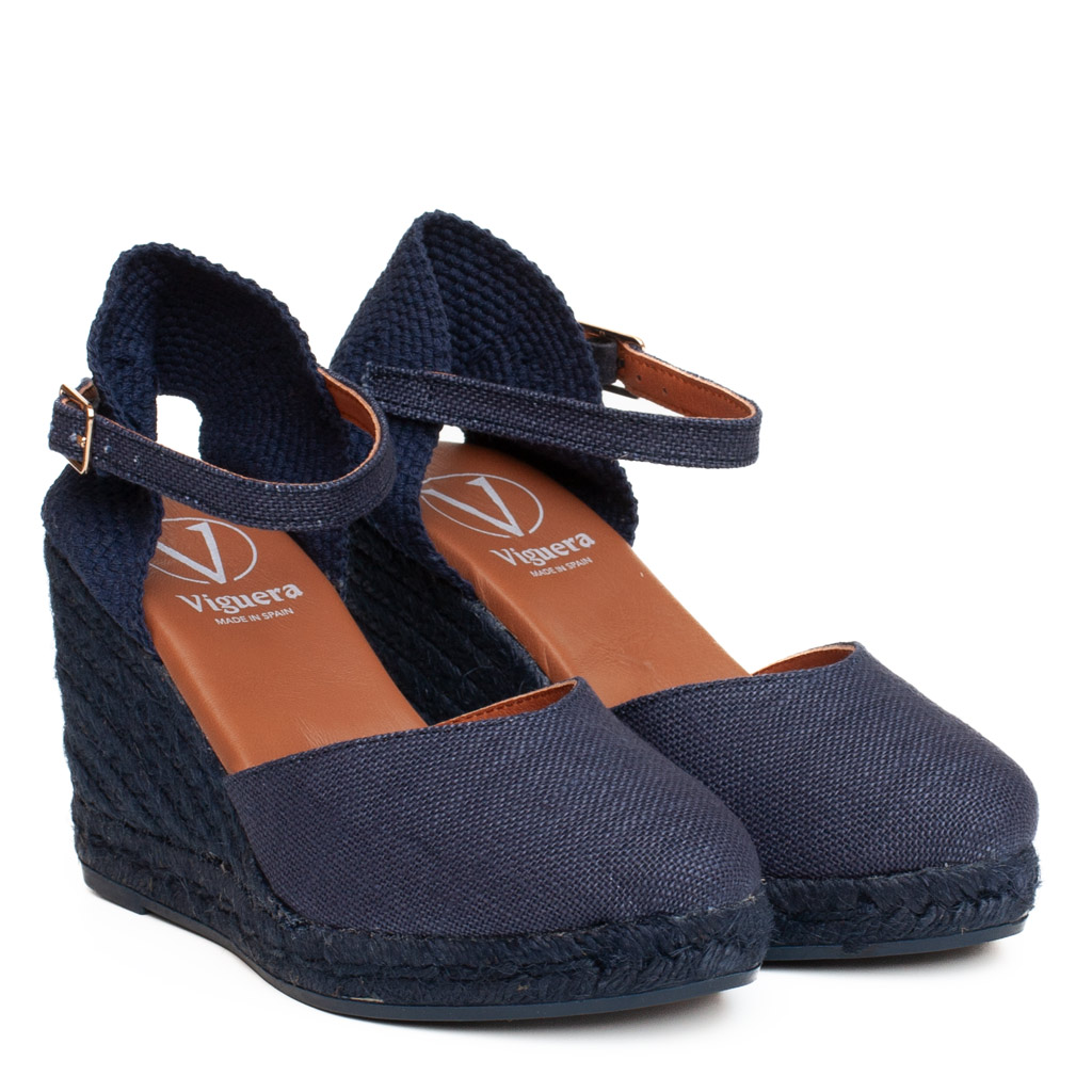 Espadrilla in cotone blu - immagine 2