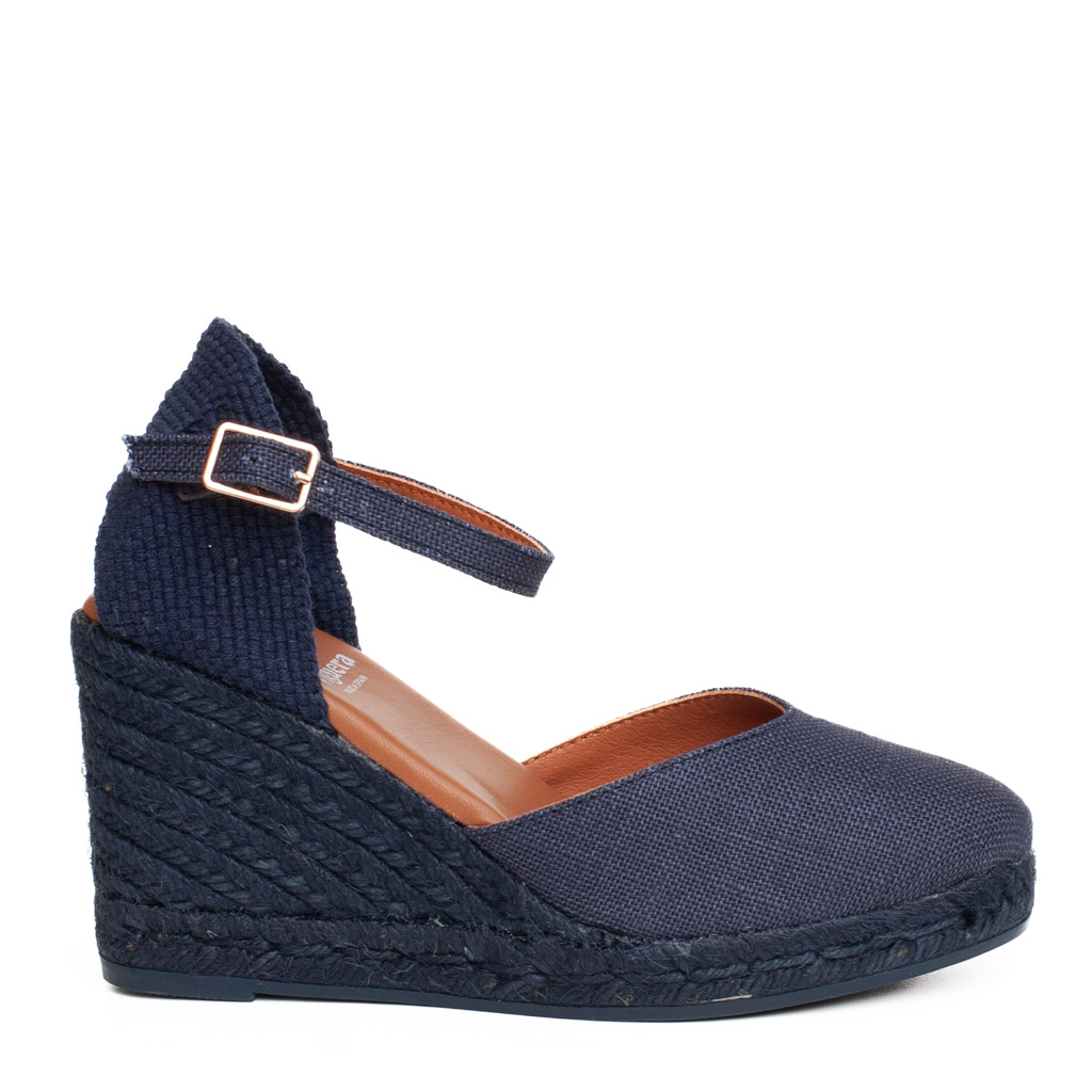 Espadrilla in cotone blu - immagine 4