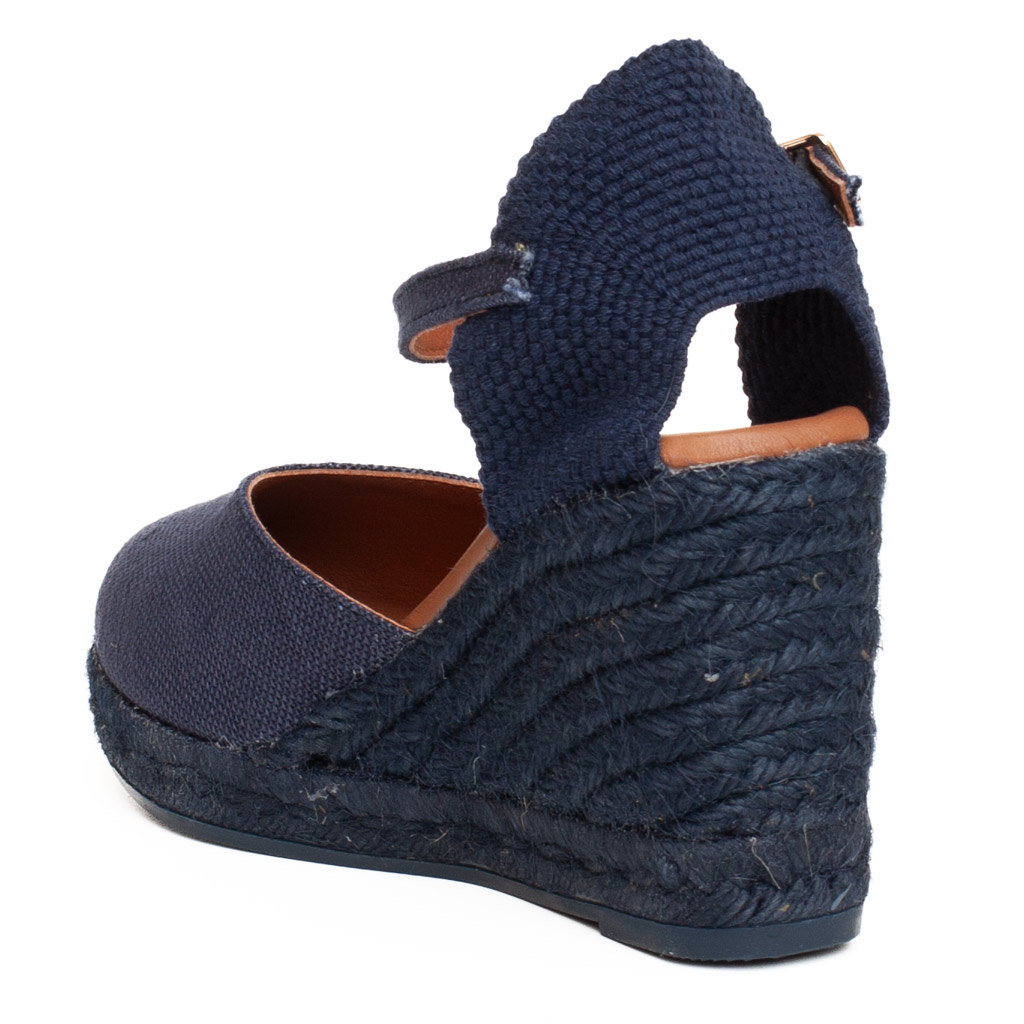 Espadrilla in cotone blu - immagine 5