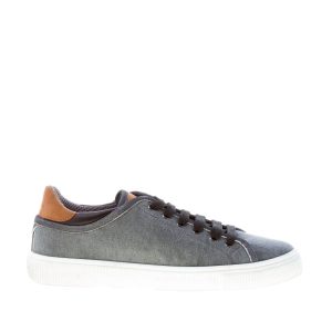 VOILE BLANCHE uomo sneaker Fit Easy in canvas GRIGIO